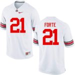 NCAA Ohio State Buckeyes Men's #21 Trevon Forte White Nike Football College Jersey IAZ7745BW